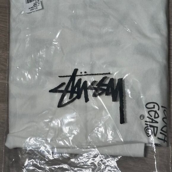 Stüssy Dice Graphic Tee White Size S NWT - Picture 7 of 7